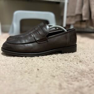 Brooks Brothers Dark Brown Leather Loafers